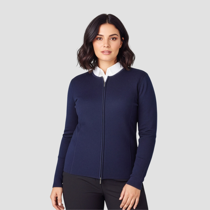 LC3505 - Womens Fashion Biz 2-Way Zip Cardigan