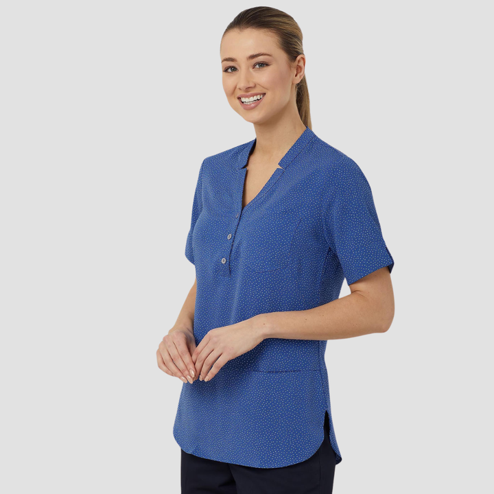 CAT9XP - Womens NNT Silvi Print Short Sleeve Tunic