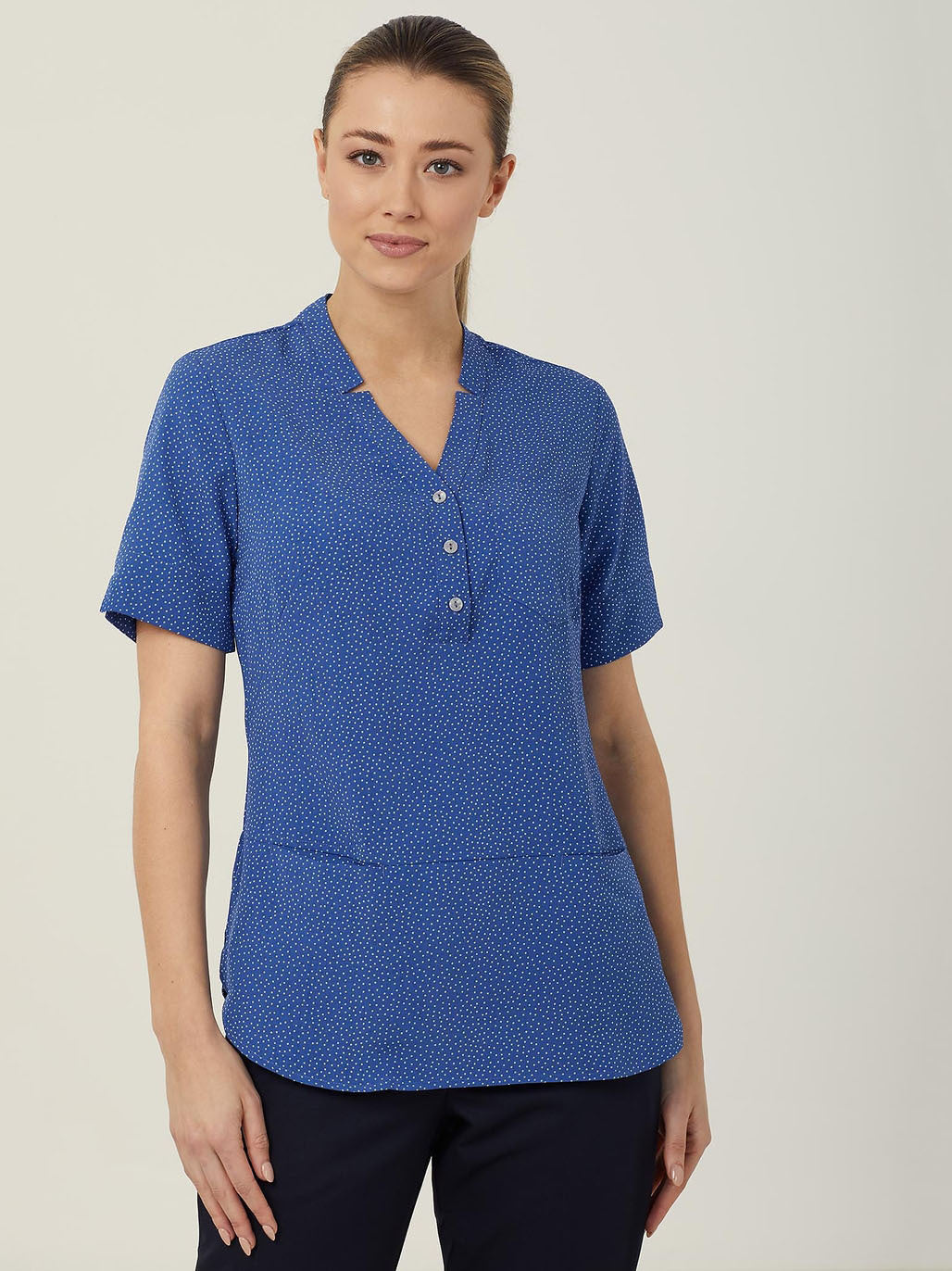 CAT9XP - Womens NNT Silvi Print Short Sleeve Tunic