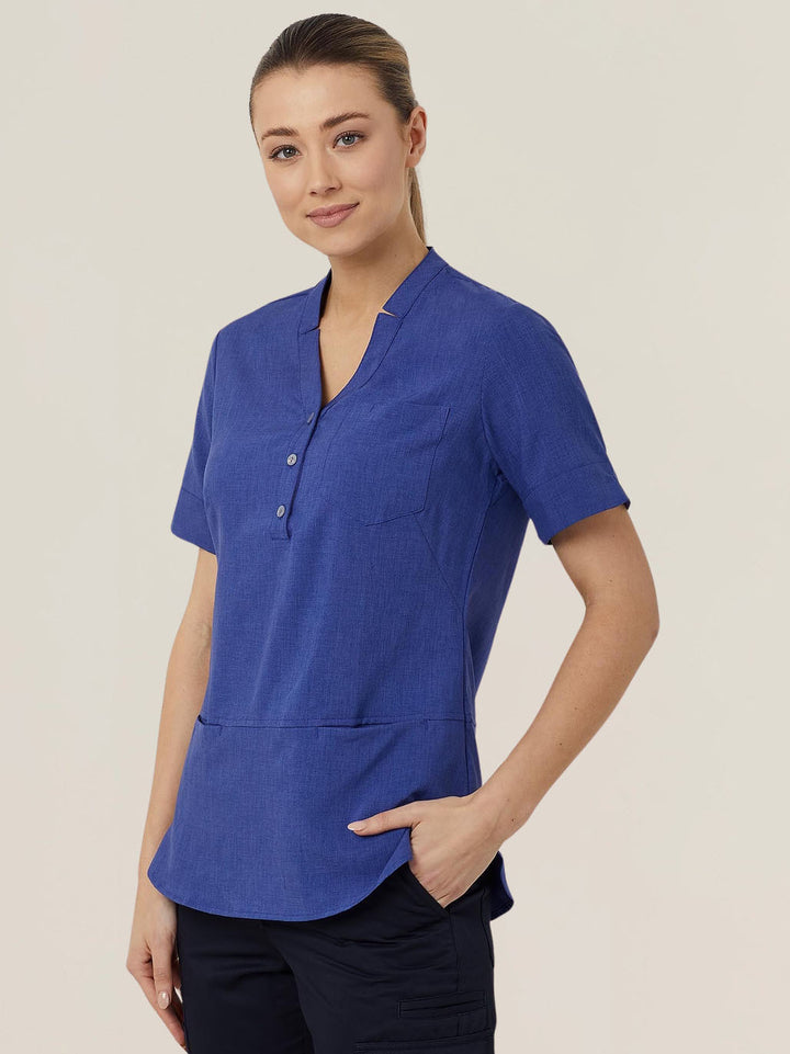 CAT9XQ - Womens NNT Polylin Short Sleeve Tunic