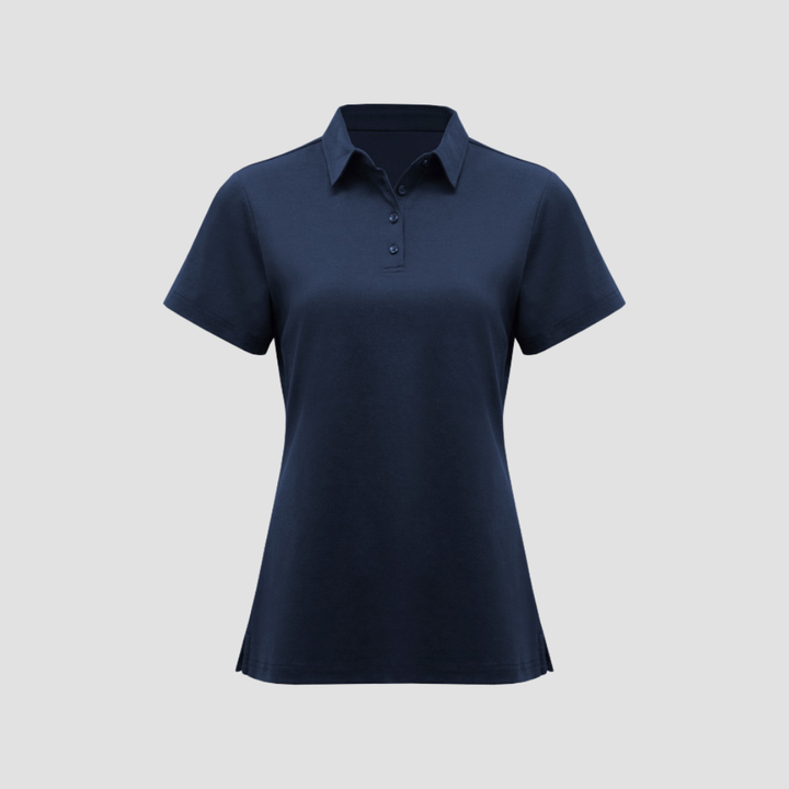 P515LS - Womens Fashion Biz Lotus Short Sleeve Polo