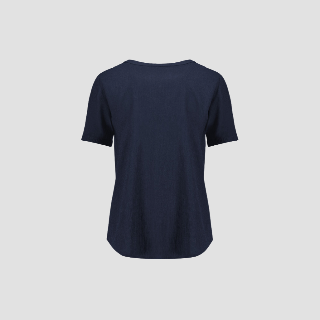 RU568LS - Womens Fashion Biz Ruché Short Sleeve Shirt