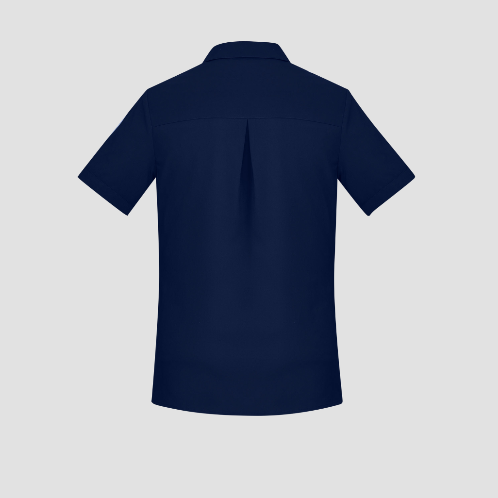 CS947LS - Womens Fashion Biz Florence Plain Short Sleeve Shirt