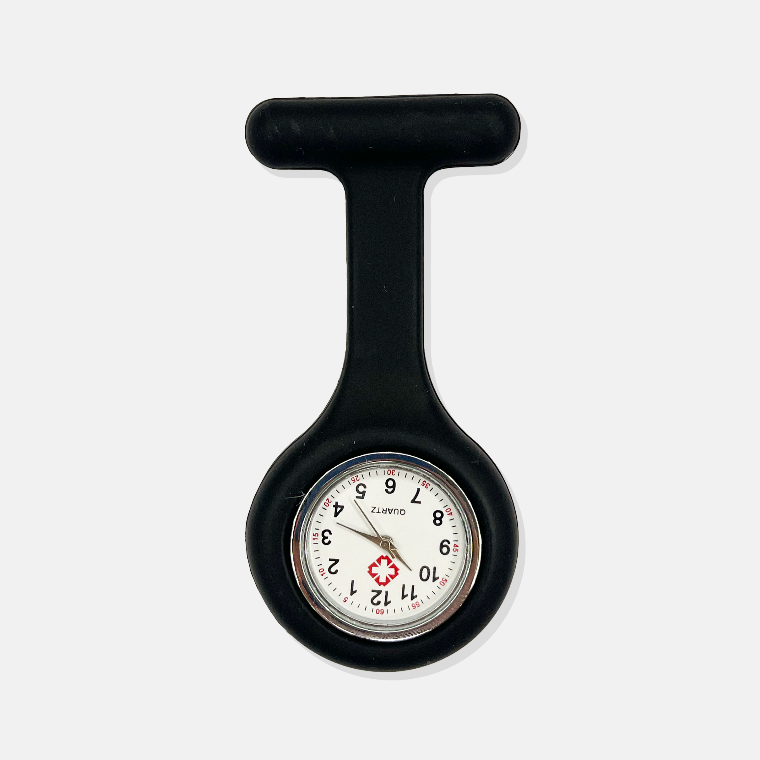 Fob Clock Colour In Silicone FOB Watch - Black – Smilewear