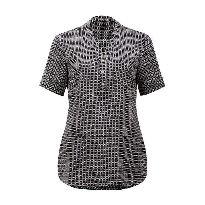 CAT9R9 - Womens NNT Pixel Print Short Sleeve Tunic