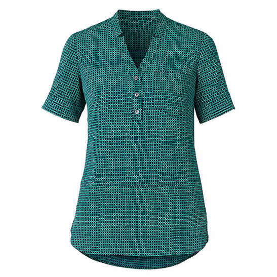 CAT9R9 - Womens NNT Pixel Print Short Sleeve Tunic