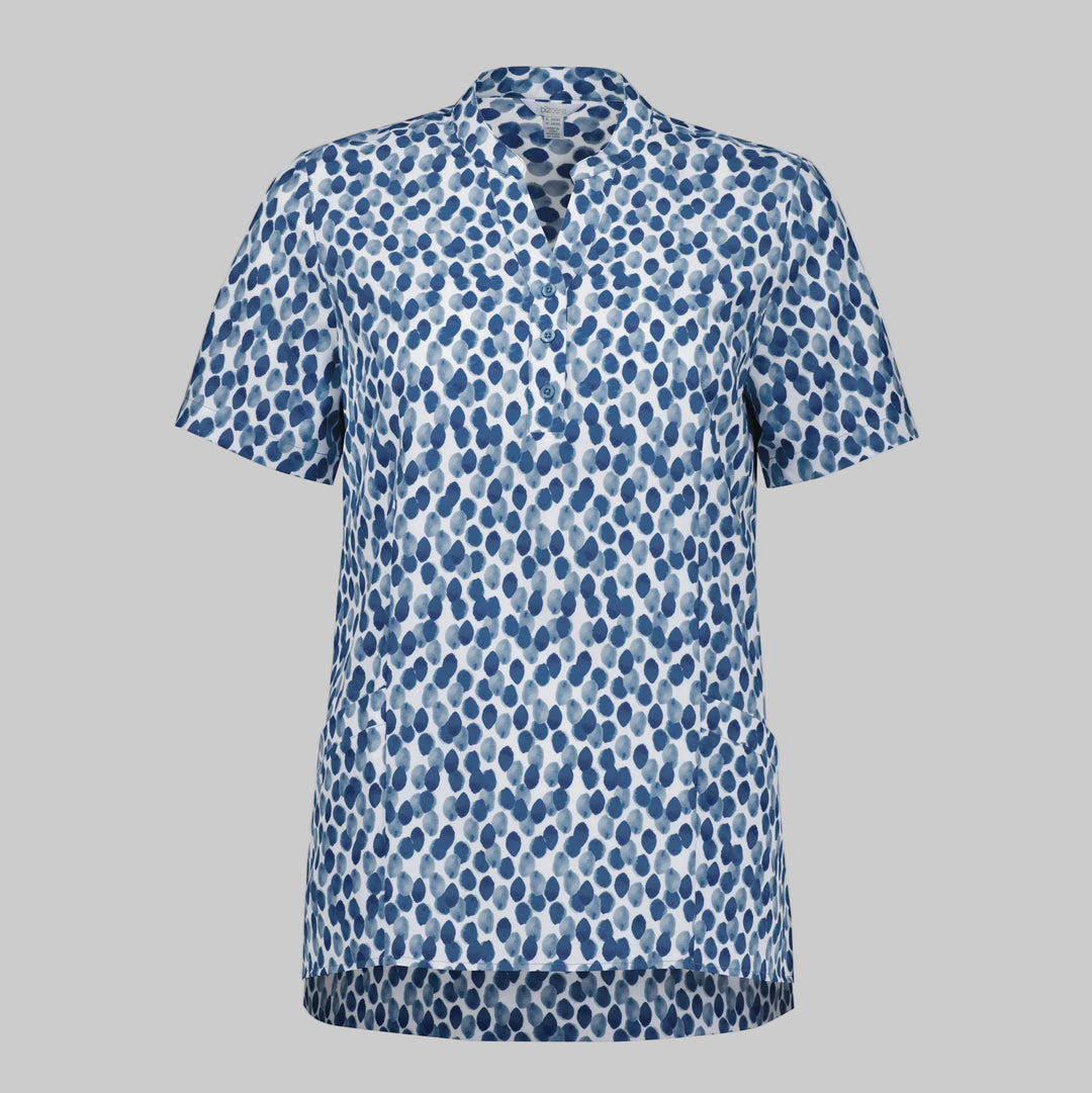 CS450LS - Womens Fashion Biz Florence Stardust Print Tunic