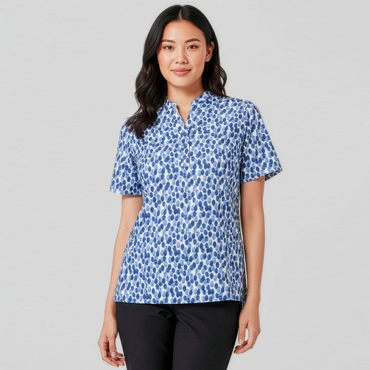 CS450LS - Womens Fashion Biz Florence Stardust Print Tunic