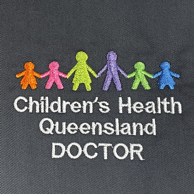 Embroidery Stock Logos - Children's Health Queensland Doctor