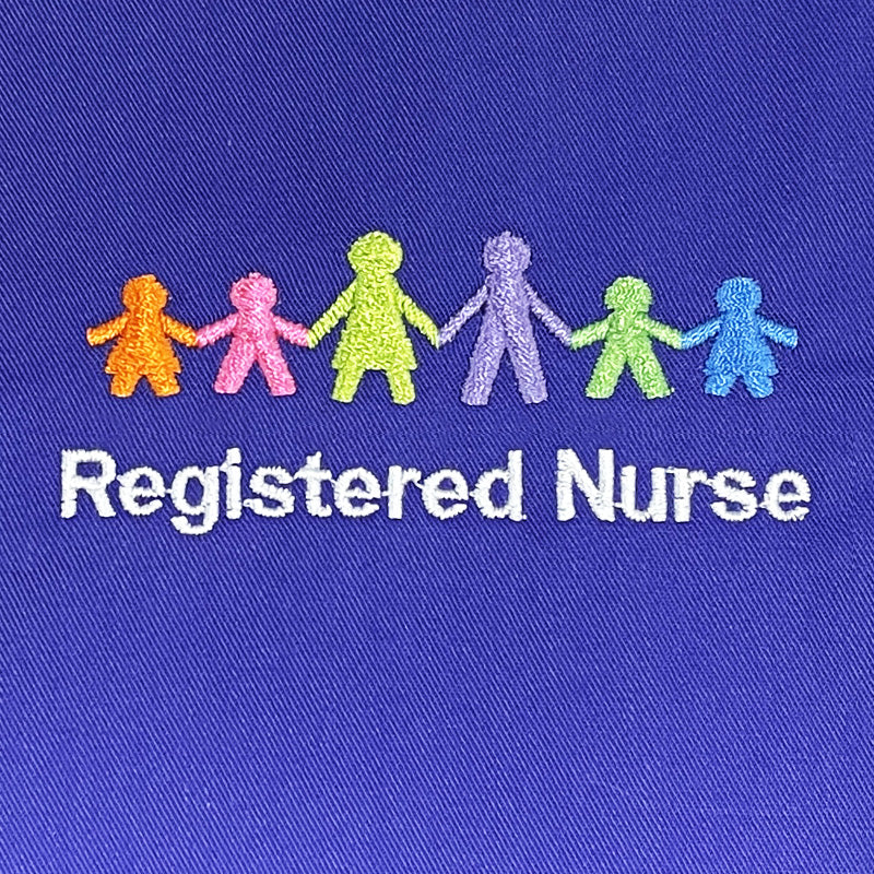 Embroidery Stock Logos - Children's Health Registered Nurse