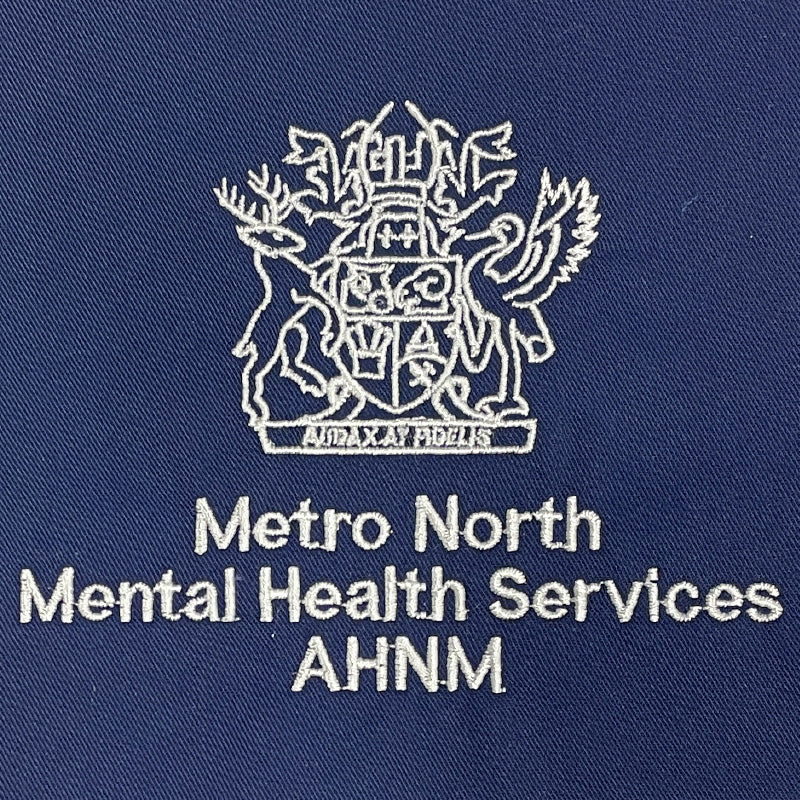 Embroidery Stock Logos - Metro North Mental Health Services AHNM