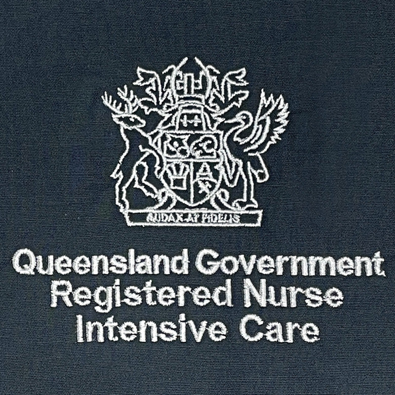 Embroidery Stock Logos - Queensland Government Registered Nurse Intensive Care