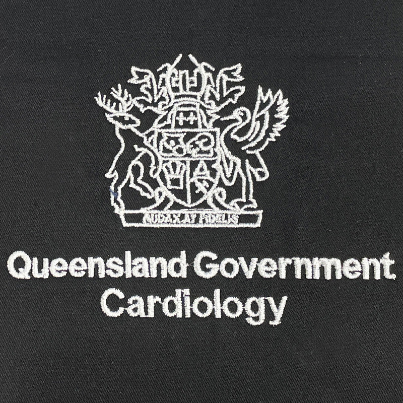 Embroidery Stock Logos - Queensland Government Cardiology