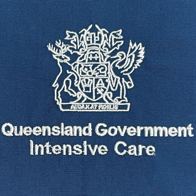 Embroidery Stock Logos - Queensland Government Intensive Care