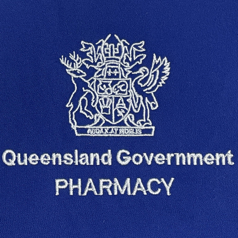 Embroidery Stock Logos - Queensland Government Pharmacy
