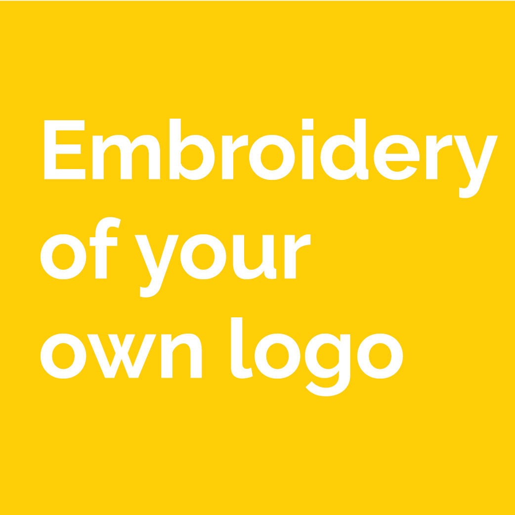 Embroidery of your own logo