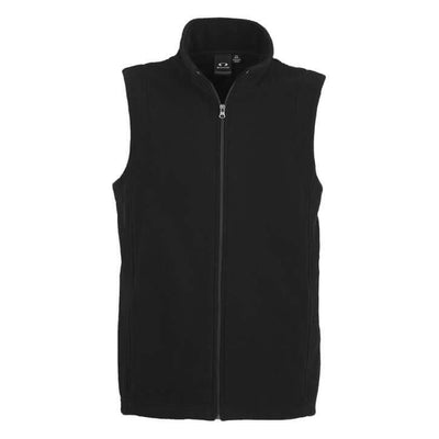 Mens Biz Collection Plain Micro Fleece Vest