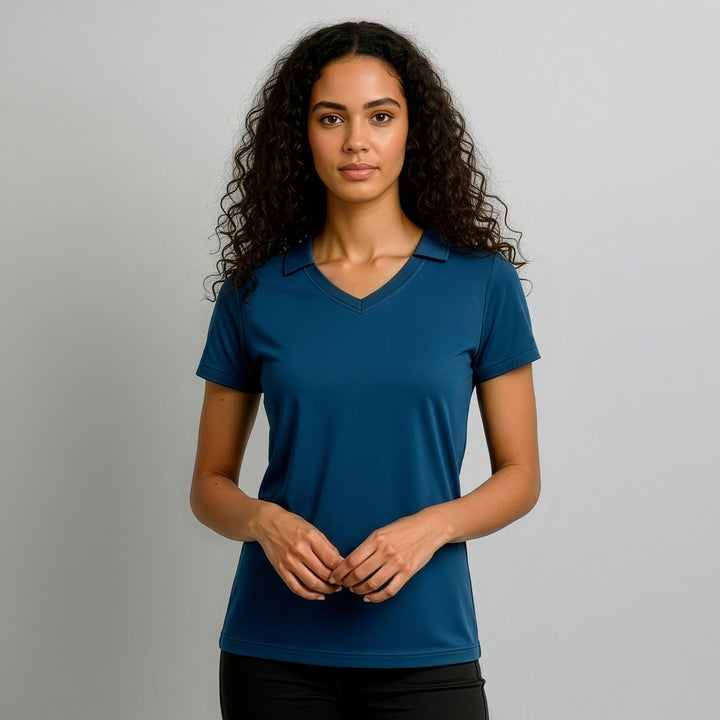 P011LS - Womens Fashion Biz Byron Short Sleeve Polo