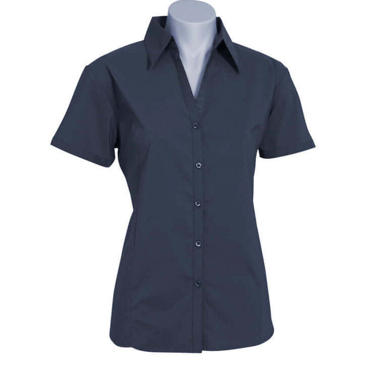 Biz Collection Metro Stretch Shirt Short Sleeve - Womens