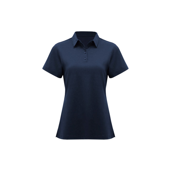 P515LS - Womens Fashion Biz Lotus Short Sleeve Polo
