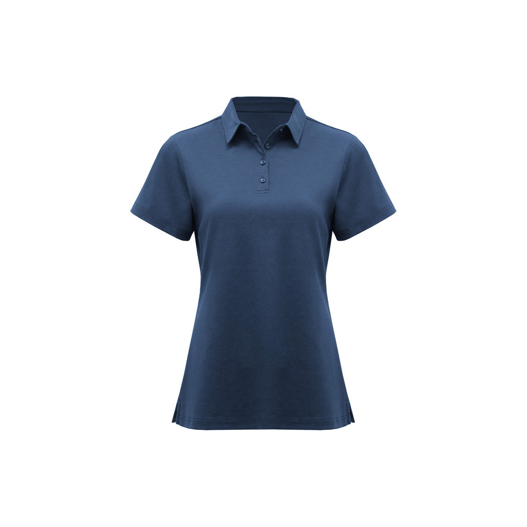 P515LS - Womens Fashion Biz Lotus Short Sleeve Polo