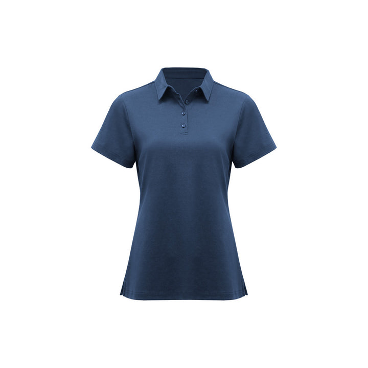 P515LS - Womens Fashion Biz Lotus Short Sleeve Polo