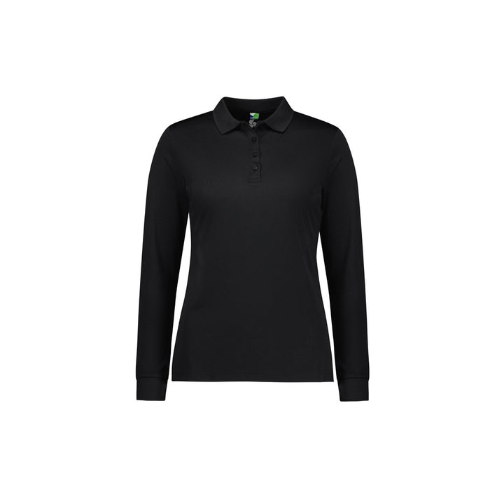 P206LL - Womens Fashion Biz Action Long Sleeve Polo