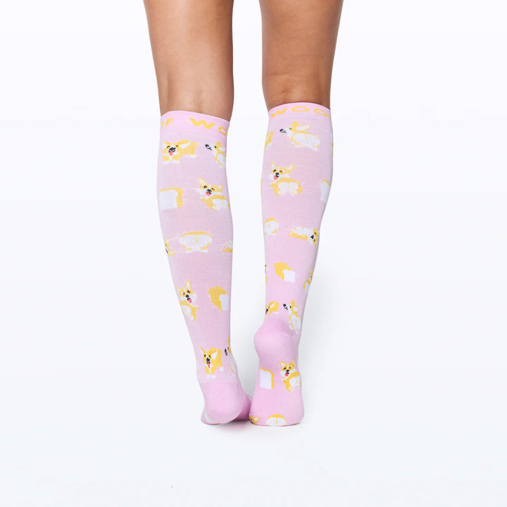 Dr Woof Compression Socks - Loafing Corgis