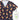 CATUXV - Womens NNT Xmas Gingerbread Surfer Print Scrub Top - Midnight Navy