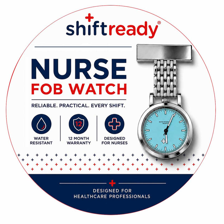 Shift Ready Metal Fob Watch - Blue