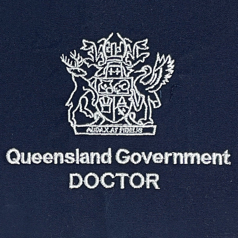 Embroidery Stock Logos - Queensland Government Doctor