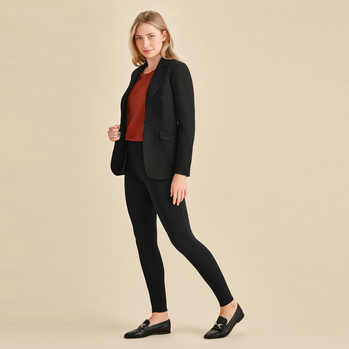 Womens Biz Scuba Ponte High-rise Pull-on Corporate Legging