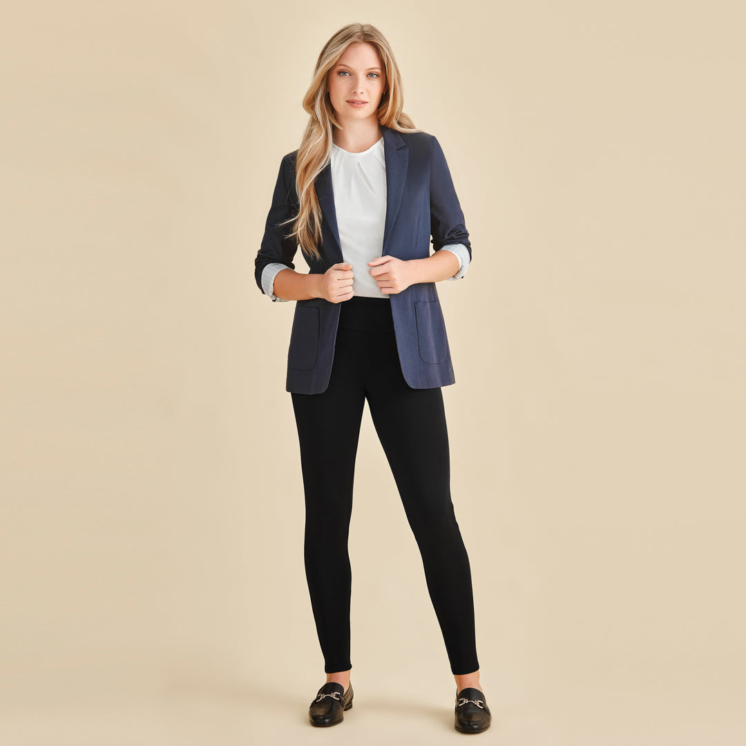 Womens Biz Scuba Ponte High-rise Pull-on Corporate Legging