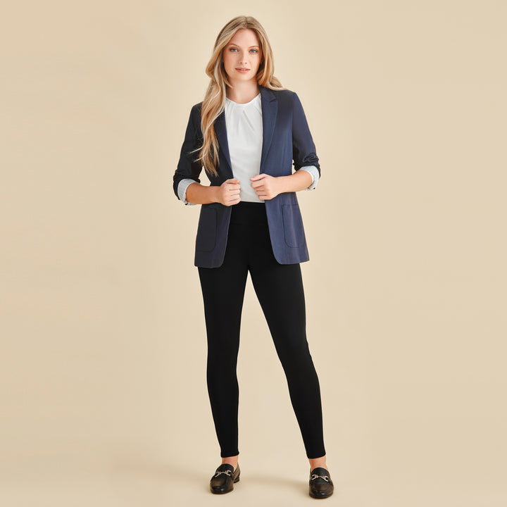 Womens Biz Scuba Ponte High-rise Pull-on Corporate Legging