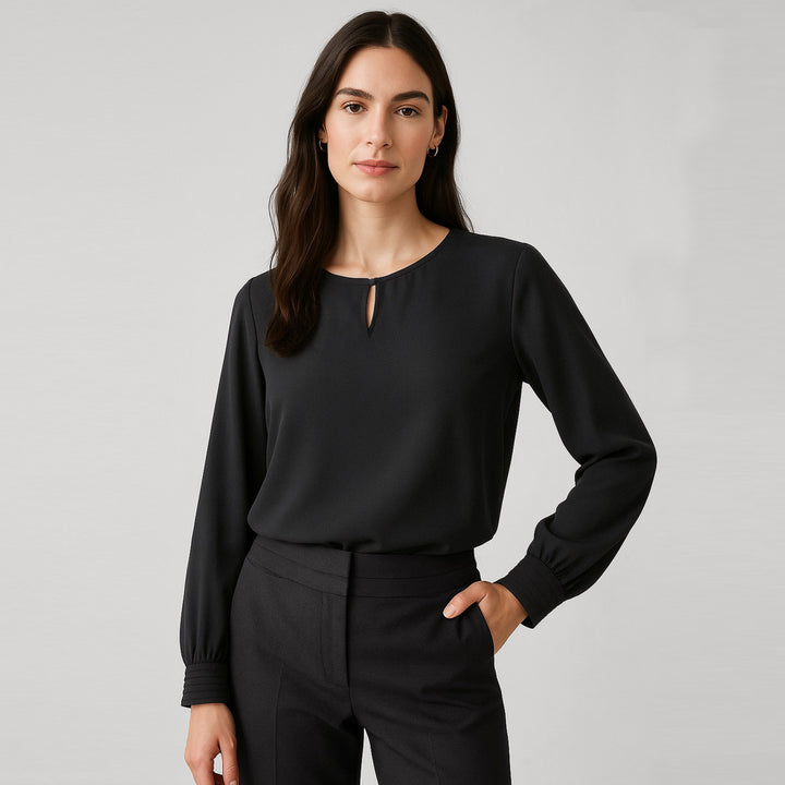 RU569LL - Womens Fashion Biz Evelyn Long Sleeve Blouse