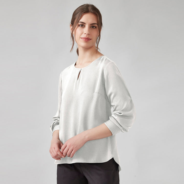 RU569LL - Womens Fashion Biz Evelyn Long Sleeve Blouse