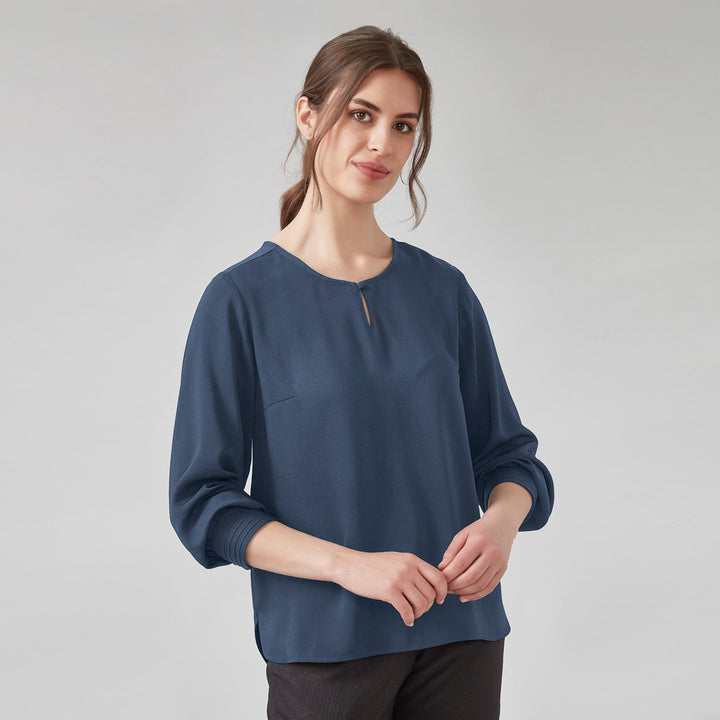 RU569LL - Womens Fashion Biz Evelyn Long Sleeve Blouse