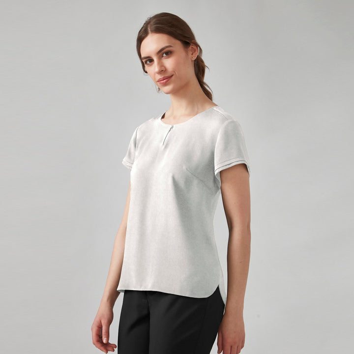RU569LS - Womens Fashion Biz Evelyn Short Sleeve Blouse