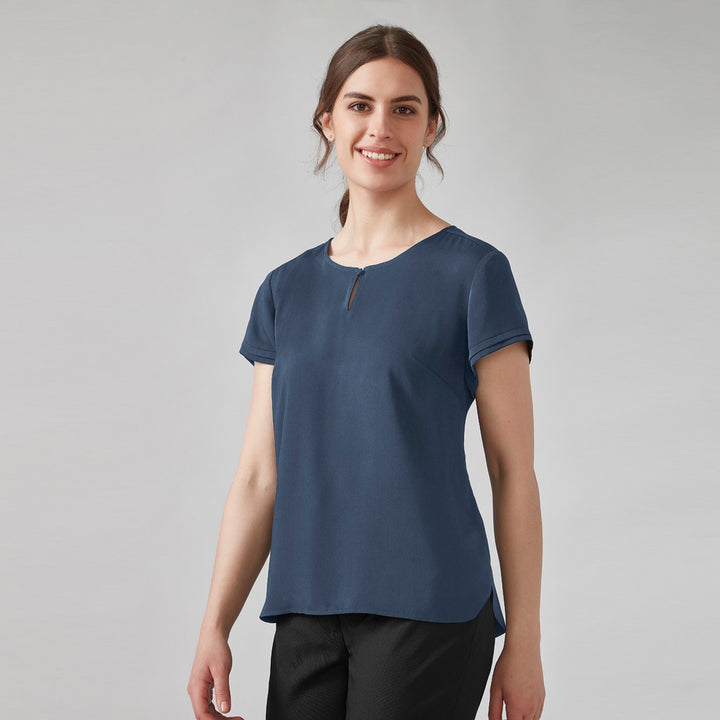 RU569LS - Womens Fashion Biz Evelyn Short Sleeve Blouse