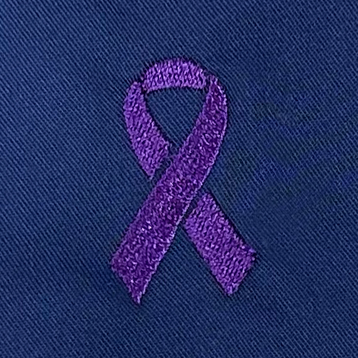 Embroidery Stock Logos - Purple Ribbon