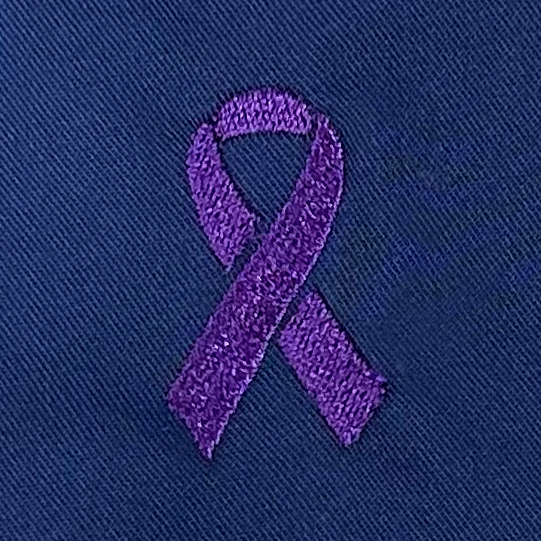 Embroidery Stock Logos - Purple Ribbon – Smilewear