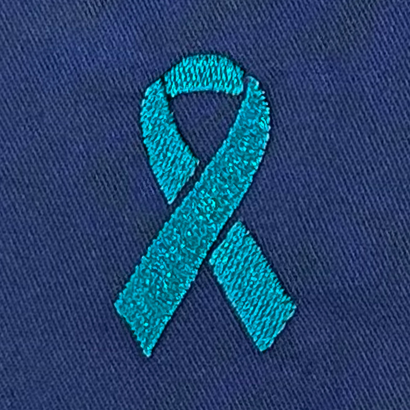 Embroidery Stock Logos - Teal Ribbon