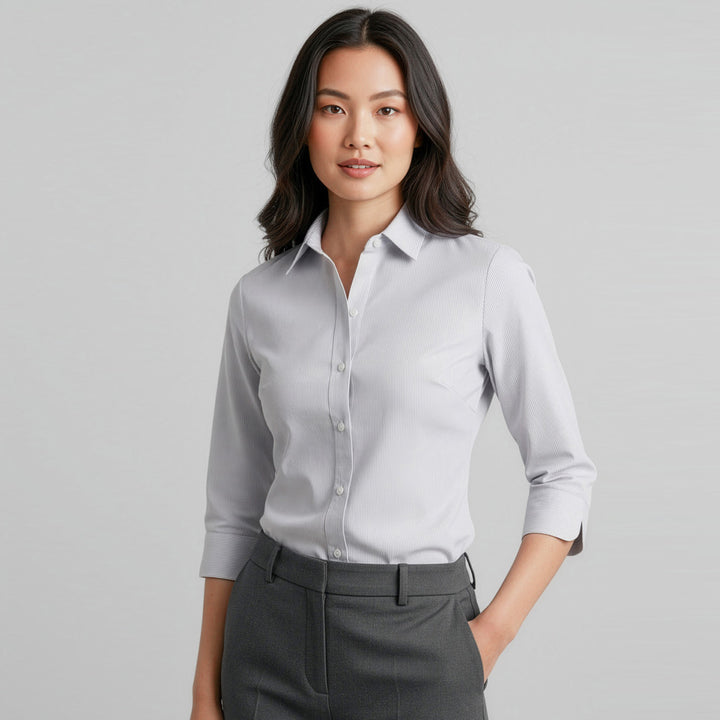 S29521 - Womens Fashion Biz Ambassador 3/4 Sleeve Top
