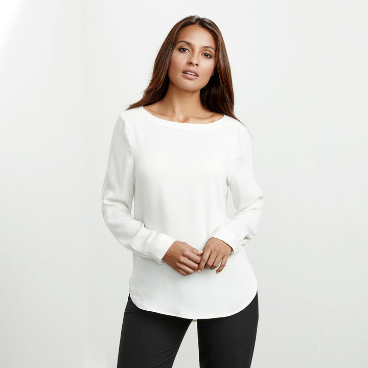 S828LL - Womens Fashion Biz Madison Boat Neck Top