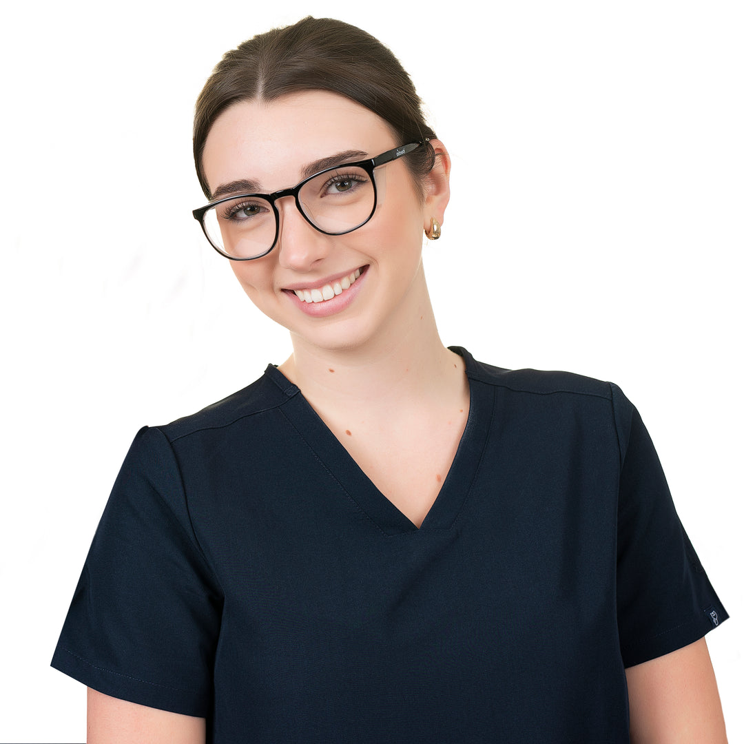 Shift Ready Anti-Fog Safety Glasses for Healthcare Workers - Black | Medical Grade Eye Protection