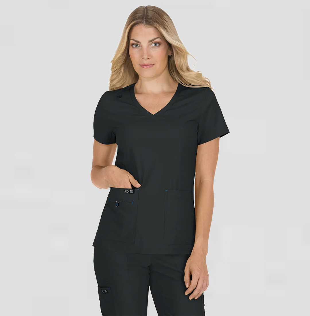 373 - Womens Koi Basics Becca Scrub Top