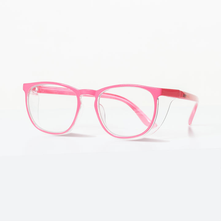 Shift Ready Anti-Fog Safety Glasses for Healthcare Workers - Pink | Medical Grade Eye Protection