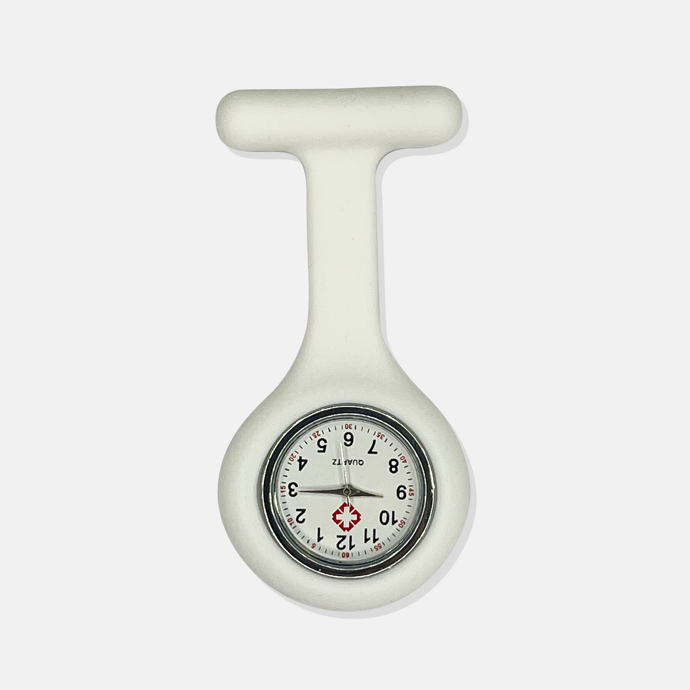 Silicone FOB Watch - White
