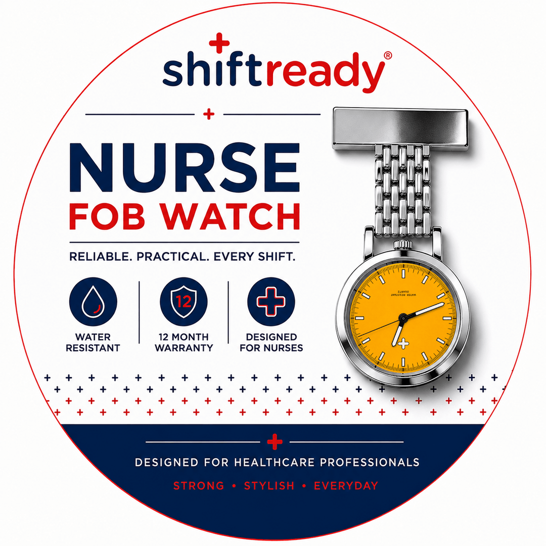 Shift Ready Metal Fob Watch - Yellow