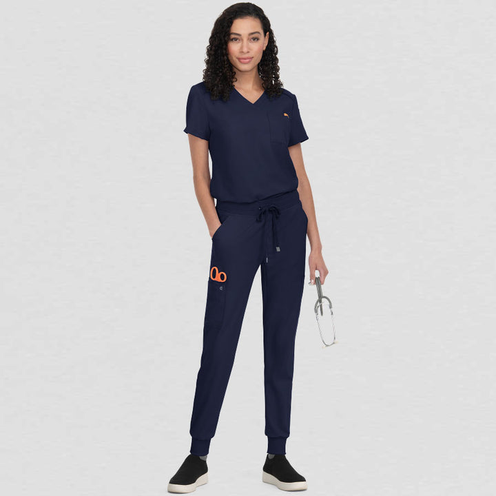 C100 - Womens Koi Cureology Aura Scrub Top